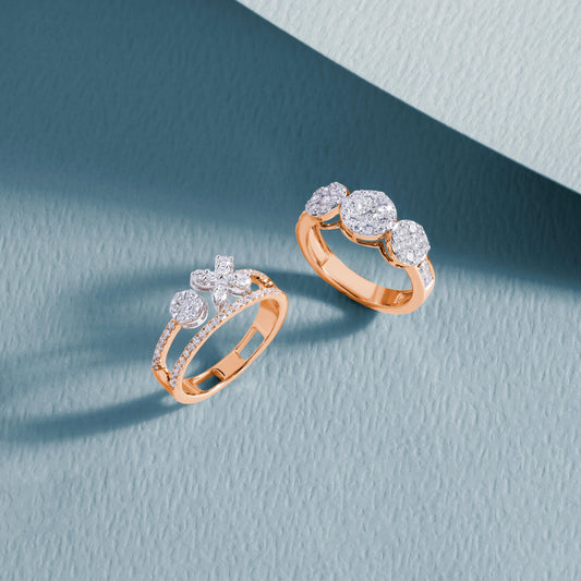 Elegant Diamond Stud Earrings