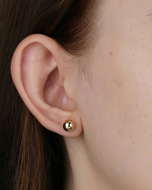 Gold Minimalist Stud Earrings
